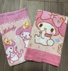 マイメロ　フェイスタオル　新品未使用　2枚