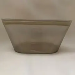 ZipTop 透明 シリコン 保存容器 オーバル