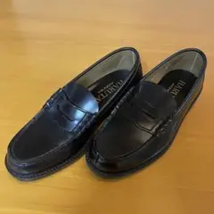 HARUTA ハルタ コインローファー 24cm ブラック 制服 スーツ レザー