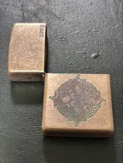 特価品 zippo 紋章 ブロンズ 外側ケース アウター 2022年製 ②