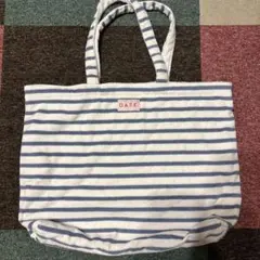 D.A.T.E. ストライプ トートバッグ