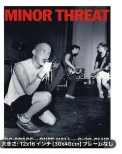 Minor Threat / キャンバスポスター　防水　7seconds