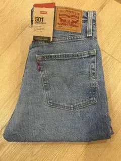 【新品　未使用】LEVI'S ／リーバイス501 ストレートデニム ライトブルー
