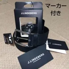J. LINDEBERG ベルト 新品未使用 80〜90センチ【ブラック】