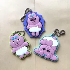 おぱんちゅうさぎラバマスグミ　キーホルダー　ストラップ　んぽちゃむ　可哀想に