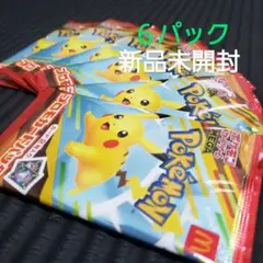 ポケモンカード 6パック ピカチュウデザイン