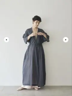 humoresque silk gown シルクガウン ホワイト