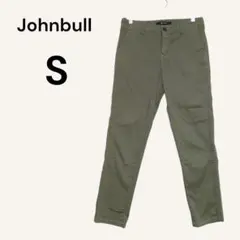 ジョンブル チノパン テーパードパンツ カジュアルパンツ S カーキ 日本製