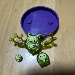 立体ポケモン図鑑BW ユニラン ダブラン ランクルス 台座 フィギュア 一部欠品