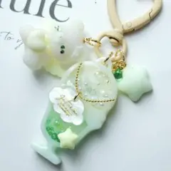 シャカシャカキーホルダー♡オイル入り