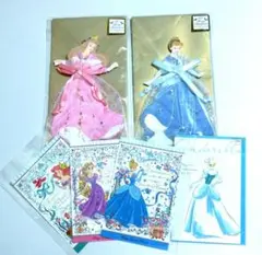 プリンセスオーガンジードレスカード&ポストカード 6点セット