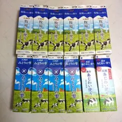 牛乳パック12本未開封