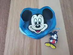 ミッキーマウス レトロ ビニール製 ポーチ