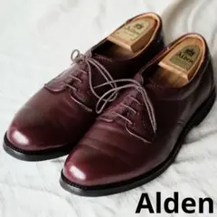 ALDEN オールデン アバディーンカーフプレーントゥ 赤茶105B
