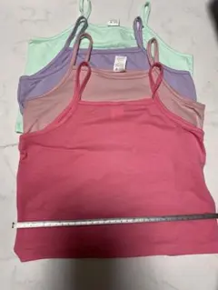 【160cm】女の子 キャミソール 4枚セット