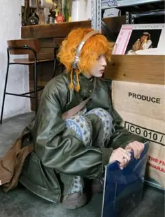 REDDACHIC オリーブグリーン コーデュロイ