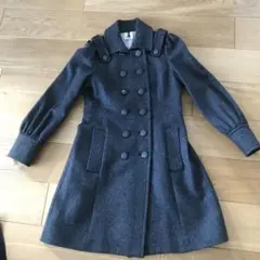 美品 un dix cors アンディコール ロングコート グレー