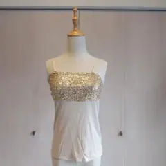 EPoca スパンコール付きタンクトップ