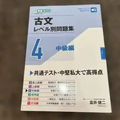 古文レベル別問題集④中級編