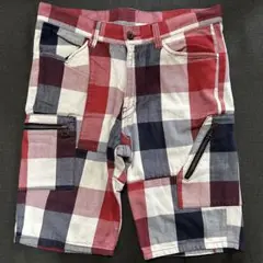 【レア】夏をオシャレに！　ケレン Karenチェック柄ショートパンツ 32サイズ