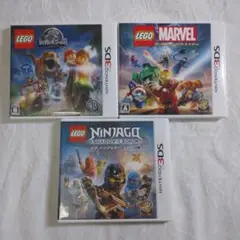 3DSソフト　LEGO系３本まとめ　動作確認済み