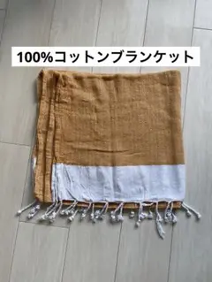 【未使用】100% 綿　ブランケット/ビーチタオル