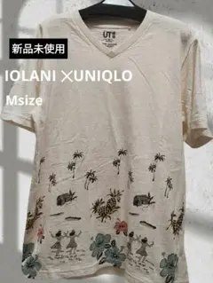 新品未使用　IOLANI ✕UNIQLO コラボＴシャツ　ビンテージ風 アロハ