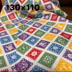 アンノ　メキシカン生地　シーチング１００% ホワイト　130×110
