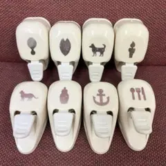 【USED】呉竹 クラフトパンチ ミィディアムサイズ 8個セット 廃盤商品