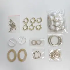 ハンドメイドピアス パーツ まとめ売り