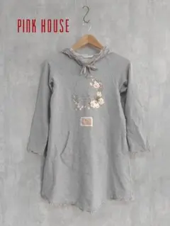 PINKHOUSE ピンクハウス チュニック トップス 花柄 フリル リボン