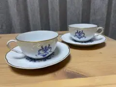 リモージュ焼 デミタスカップ＆ソーサー ルイ13世 ティーカップ 2セット