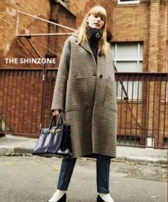 美品 THE SHINZONE コート チェック柄