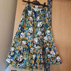 GRAND GROUND グラグラ　レトロパンダスカート　140〜145cm
