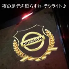 【お得】ニッサン TOURLE TEANA ゴールド カーテシライト 2個