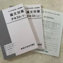 【新品未使用】論文対策テキスト上下解答用紙3点セット