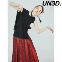 希少 美品 UN3D. COVER SHOULDER KNIT タンクトップ