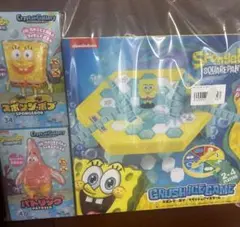 ⭐️新品⭐️スポンジボブセット⭐️インテリアパズル&クラッシュアイスゲーム2点