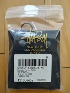 【激レア当時物】STUSSY x PORTER Wネーム 未使用新品