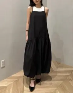 ティアードバルーンキャミワンピース