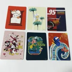 ディズニーストア　じゃんけんカード　マックイーン　　ニモ　ドリー　ベイマックス