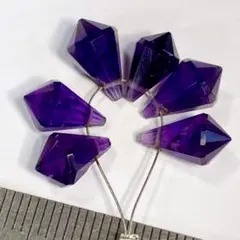 高品質＊アメジスト＊ファンシーカットa109