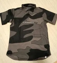 【美品】LUXEAKIMPLUS カモフラージュ ポロシャツ Sサイズ