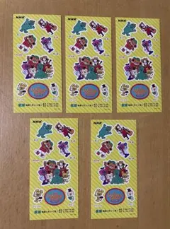 NHK ウィーキーワンダーランド　ステッカー5枚セット（新品、未使用）