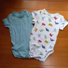 H&M ９～１２ヶ月　ボディースーツ2点セット