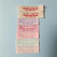 CHECK＆STRIPE　チェック&ストライプ　タグ7枚セット