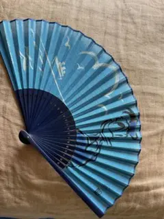 ドナルド雲模様の扇子
