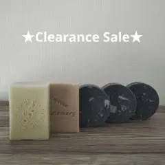 《雑貨石鹸》在庫整理セール メントール ローズマリー 手作り石鹸 5個セット