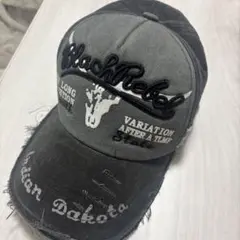 Black Rebel ダメージ加工 ベースボールキャップ