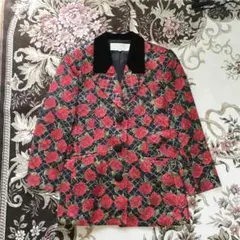 正規品 美品 NINNA RICCI 華やか花柄エレガント 高級 ジャケット
